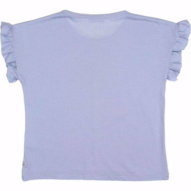 Camiseta peach azul Buho BCN