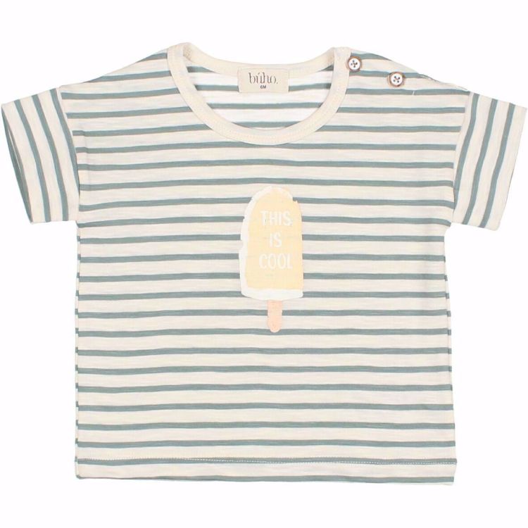 Camiseta Bebé rayas helado Buho BCN