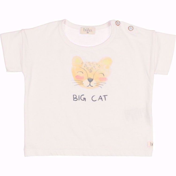 Camiseta Bebé cat blanco helado Buho BCN