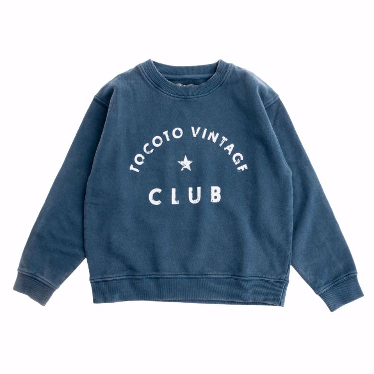 Sudadera azul "Tocoto vintage Club". Tocoto Vintage