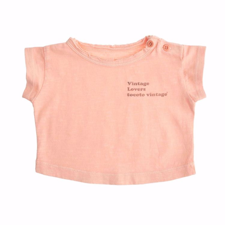 Camiseta bebé rosa "VINTAGE LOVERS" Tocoto Vintage