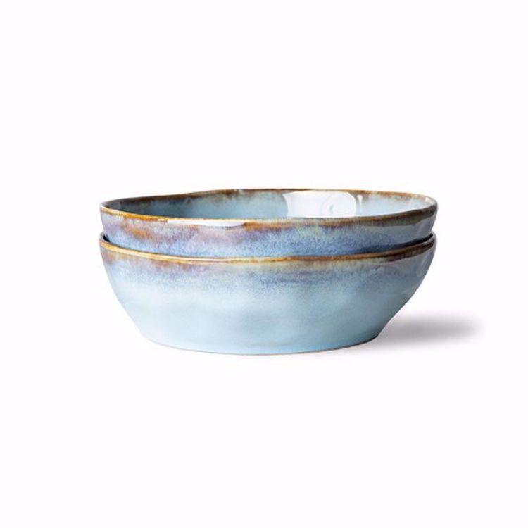 Bowl cerámica para pasta, laguna. Hkliving
