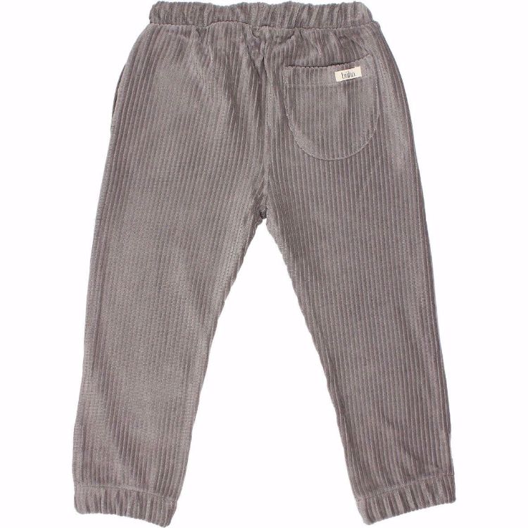 Pantalon Velour gris búho bcn
