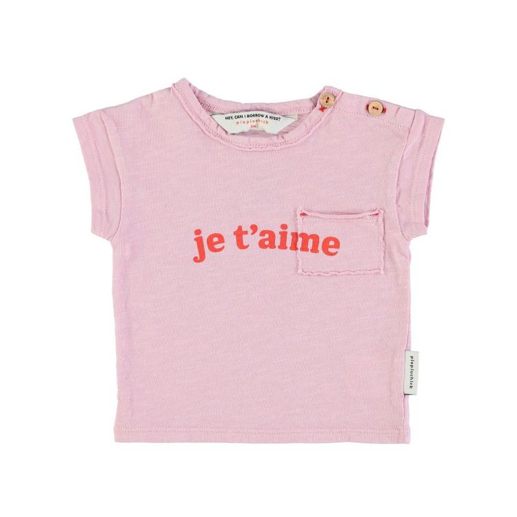 Camiseta bebé unisex lila cerezas Piupiuchick