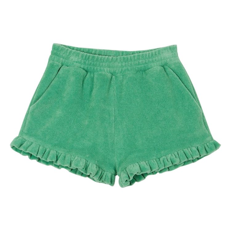 Pantalón corto rizo verde Emile et Ida